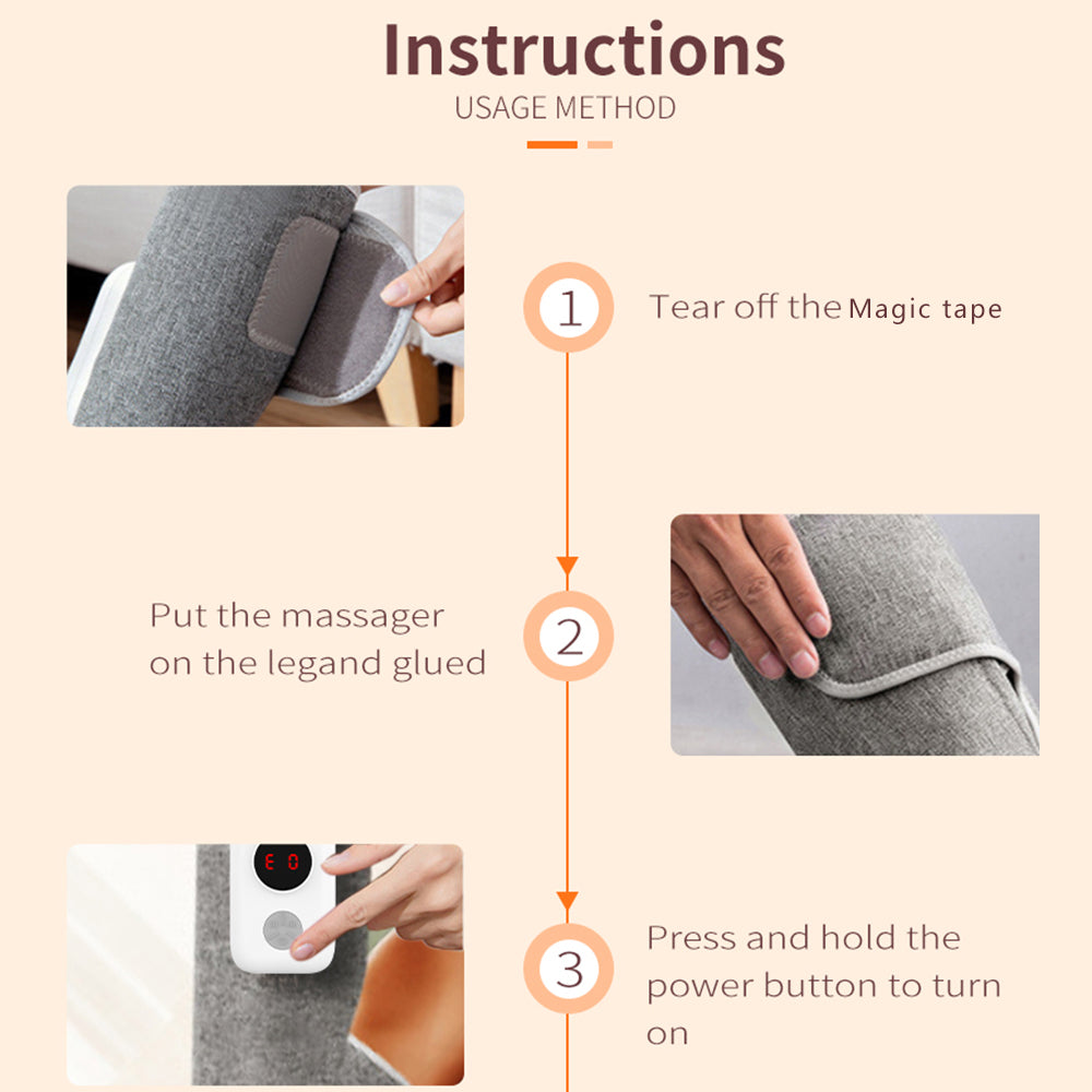 AR330 Air Pressure Kneading Leg Massage Instrument Electric Hot Compress Leg Massager AR330 Air Pressure Kneading Leg Massage Instrument Electric Hot Compress Leg Massager